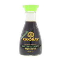 Grote fles soya saus less salt