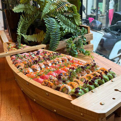Sushi Boot 50 stuks (€ 75,00)