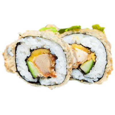Chicken mango temp roll