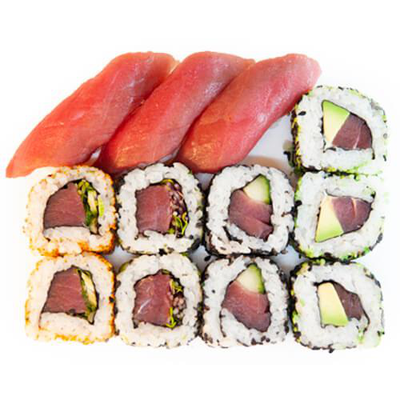 12 stuks Tonijn Sushi