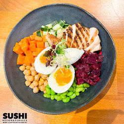 High Proteine Poke Bowl