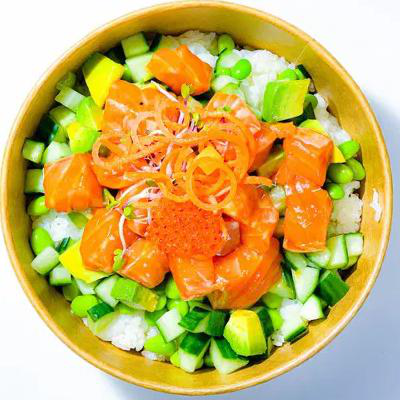 Poké Bowl Zalm Teriyaki