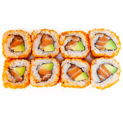 8 stuks California Zalm Roll